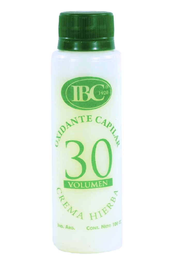 [F03023150] AGUA OXIGENADA 30 VOL X 100 ML  CREMA HIERBAS IBC