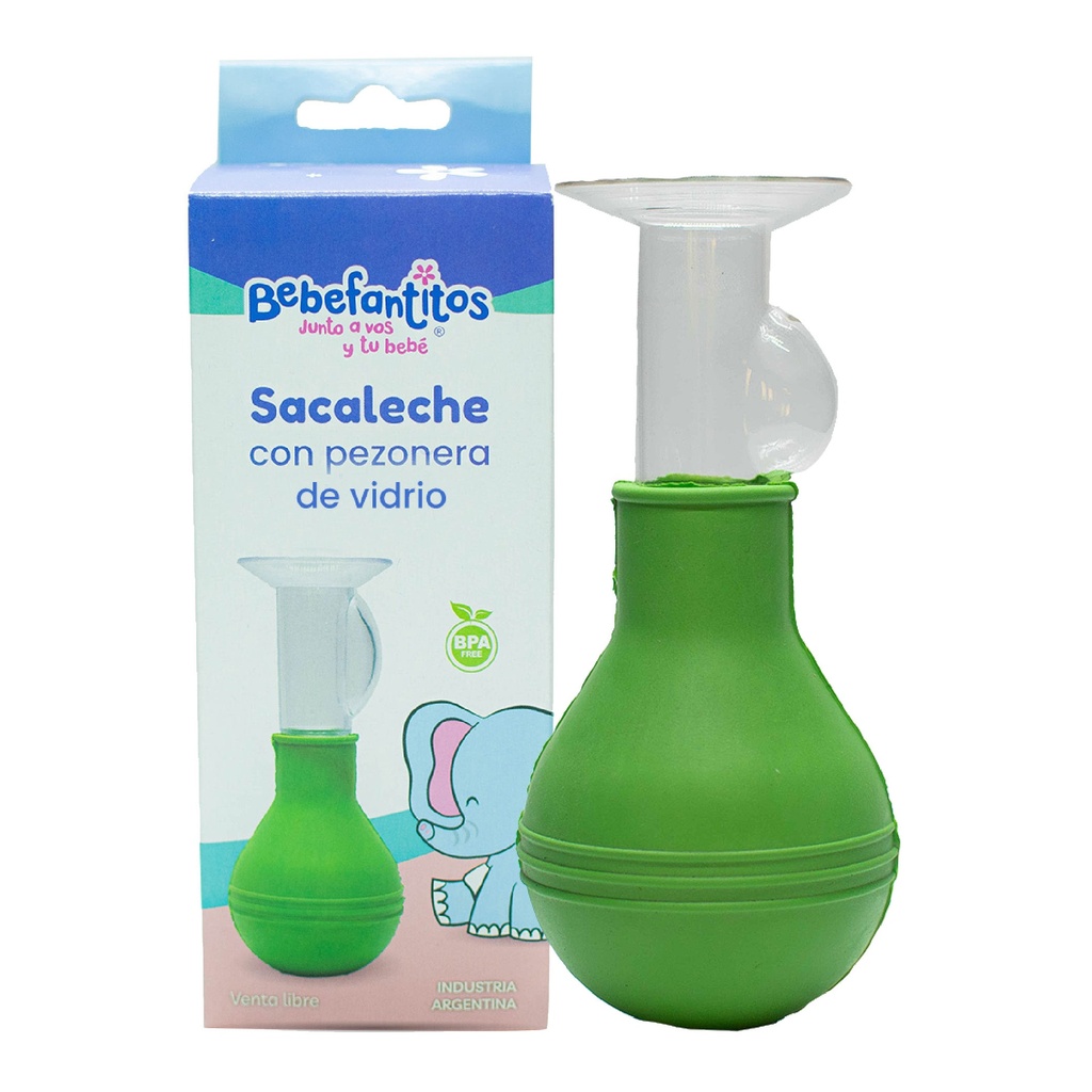 [F04026914] SACALECHE CON PEZONERA VIDRIO BEBEFANTITOS - ATUCHA (180004)