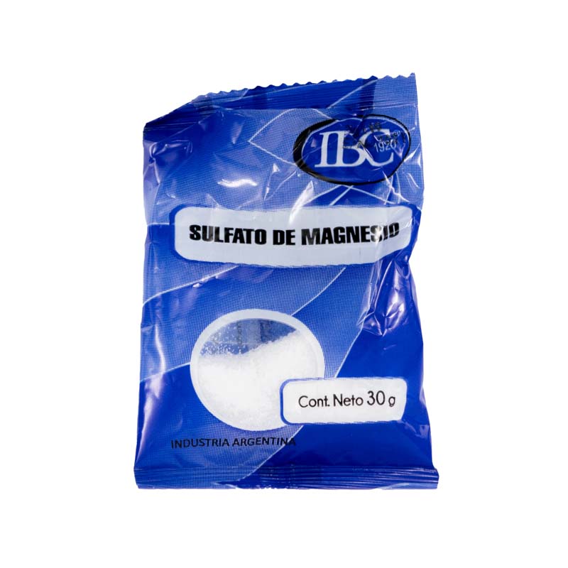 [F03023127] SULFATO DE MAGNESIO x 30 grs (SAL INGLESA) IBC