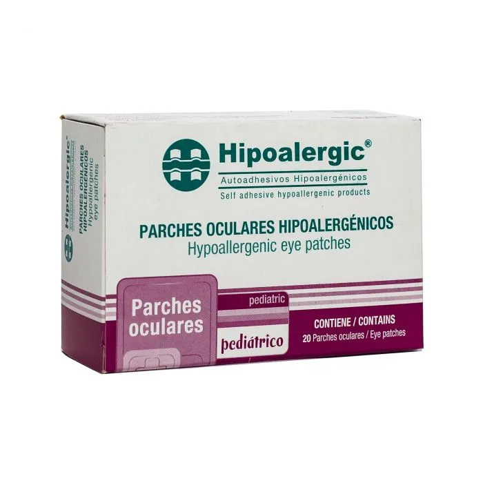 PARCHE OCULAR PEDIATRICO x 20 HIPOALERGIC