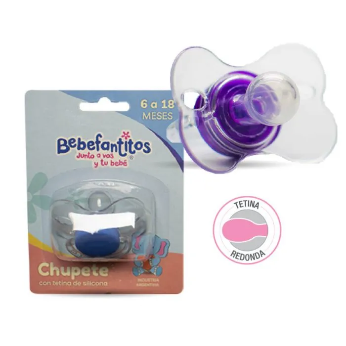 [F04026798] CHUPETE MARIPOSA SILICONA REDONDA TALLE Nª 1 BEBEFANTITOS