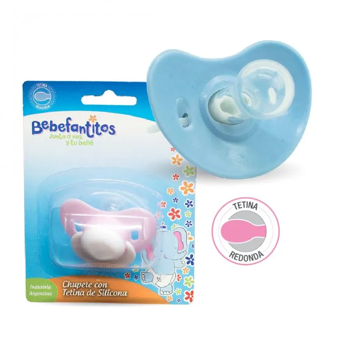 [F04027540] CHUPETE CORAZON SILICONA REDONDA TALLE Nª 2 BEBEFANTITOS (263008)
