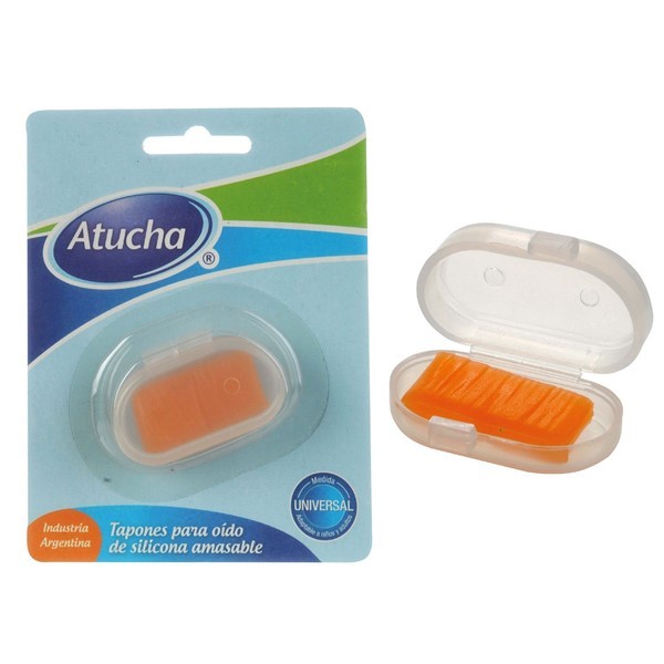 [F04026993] TAPONES P/OIDOS x 2 SILICONA ATUCHA AMASABLE (300004)