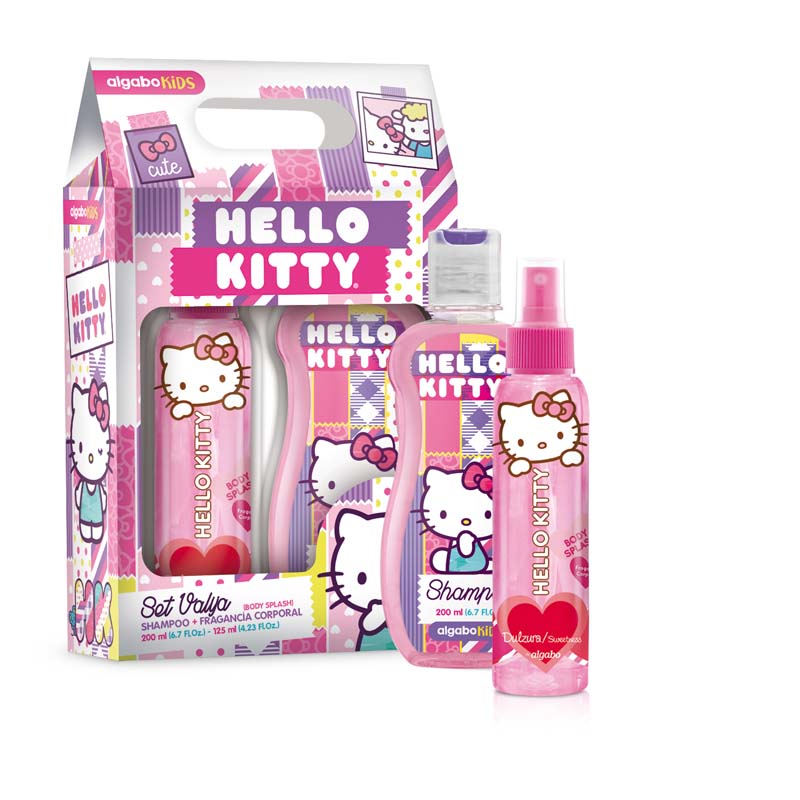 [F04027240] BODY SPLASH 125 ml + SHAMPOO 200 (3800001) HELLO KITTY ALGABO
