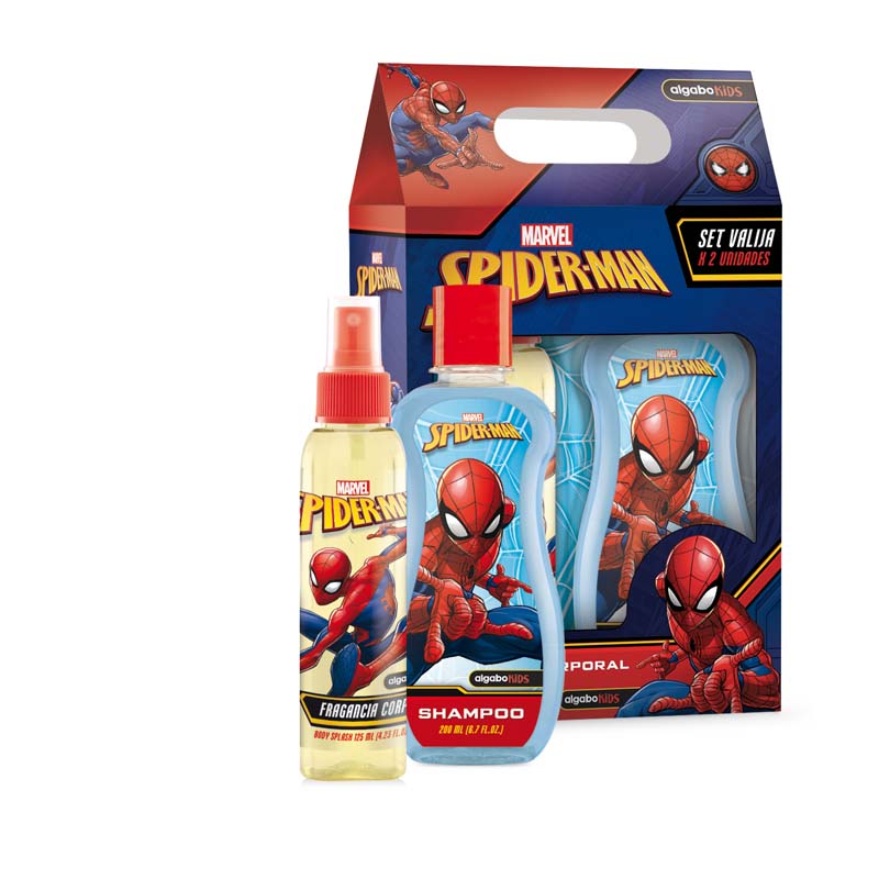 [F04027512] BODY SPLASH 125 ml + SHAMPOO 200 (4200003) SPIDERMAN ALGABO