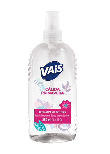 [F04027363] PERFUME P/TELA SPRAY 250ml CÁLIDA PRIMAVERA (6010251) VAYS (ALGABO)