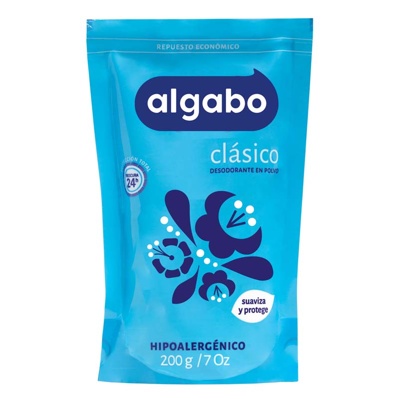 [F04027213] DESODORANTE CLASICO REP.ECON.(celeste) pvo 200g (6030183) CONTROL ALGABO