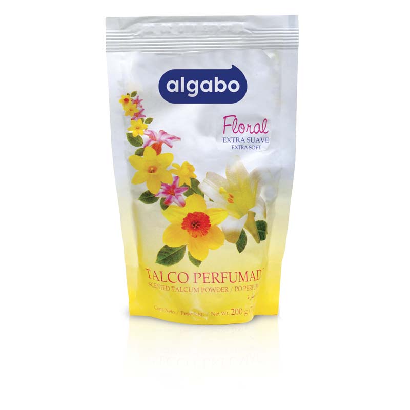 [F04027142] TALCO PERFUMADO bolsita 200 g floral (6030421) ALGABO