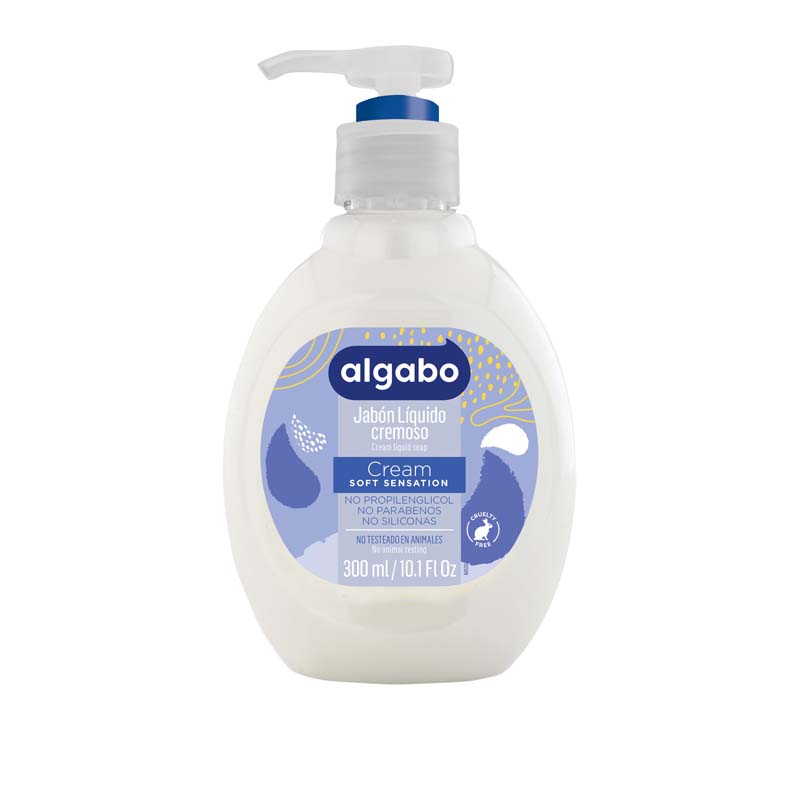 JABON liq c/valvula 300 ml CREAM (6040897) ALGABO