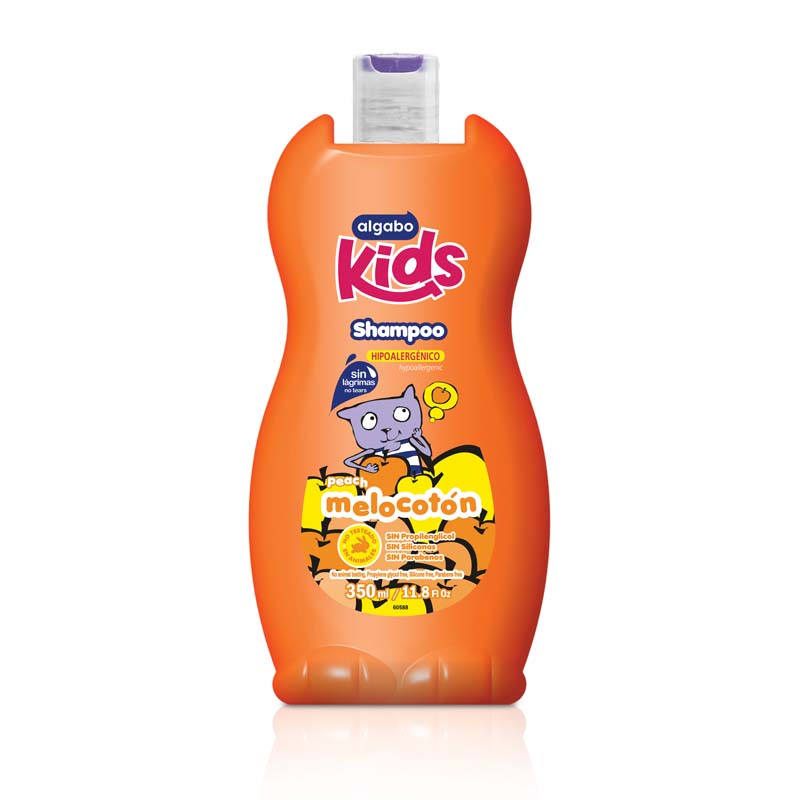 [F04027480] SHAMPOO 350 ml melocoton (6043103) KIDS ALGABO