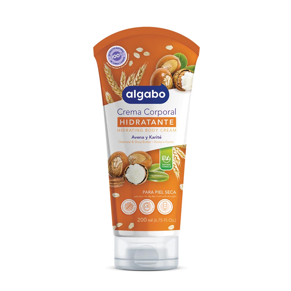 [F04027299] CREMA CORPORAL AVENA Y KARITE 200ml (6060508) ALGABO