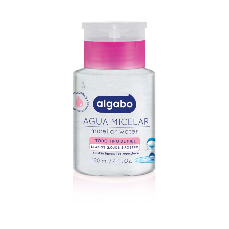 AGUA MICELAR 120 ml c/dosif  (6062005) ALGABO