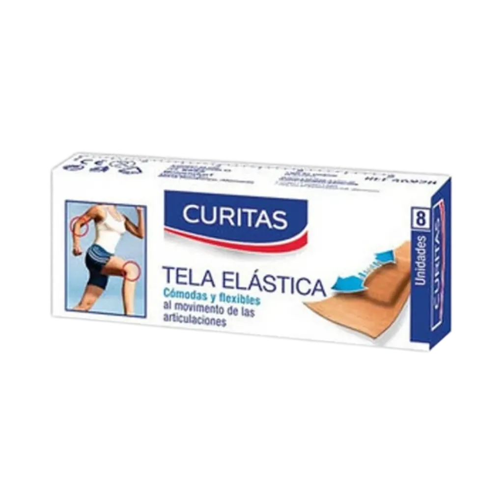 APOSITO PROTECTORES TELA ELASTICA X 8 UN CURITAS( 67087)