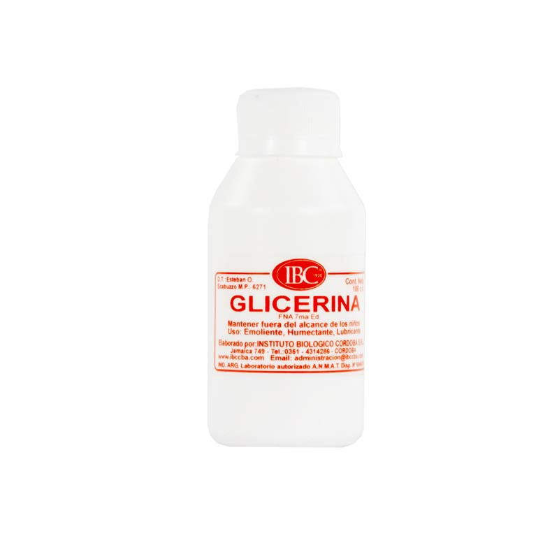 GLICERINA FARMACOPEA X 100 GR IBC