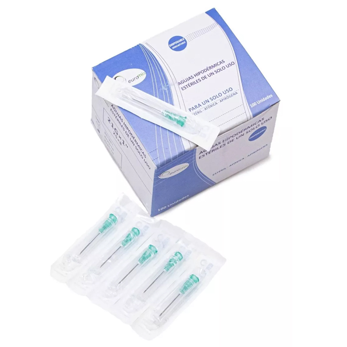 [F01024277] AGUJA DESC. 25/8 X 100 EUROMIX (21 G  x 1)