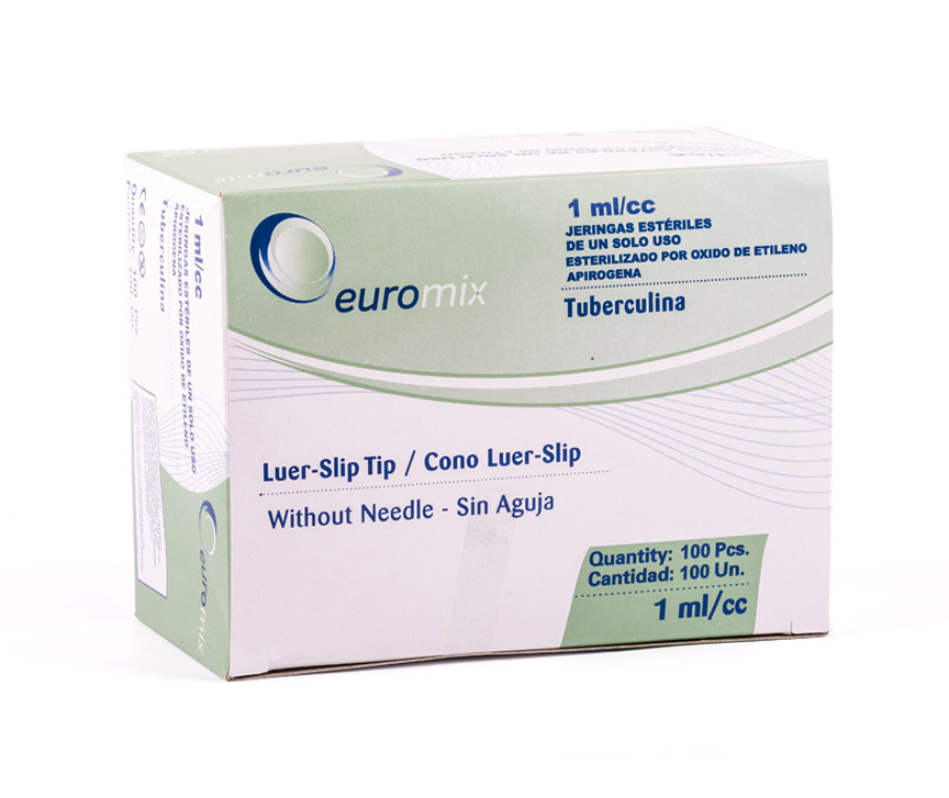 JERINGAS DESC.  1cc S/A INS.100UI x100 EUROMIX