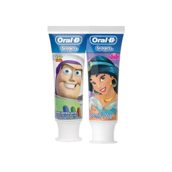 PASTA DENTAL KIDS STAGES TOY STORY/JAZMIN 100gr ORAL B
