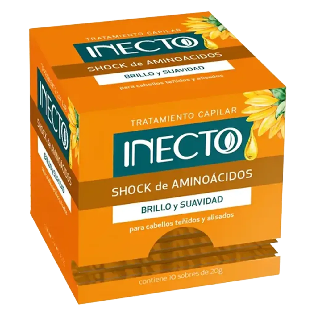 [F04028582] SHOCK AMINOACIDOS MONODOSIS CAJA X 10 SACHET INECTO (8135)
