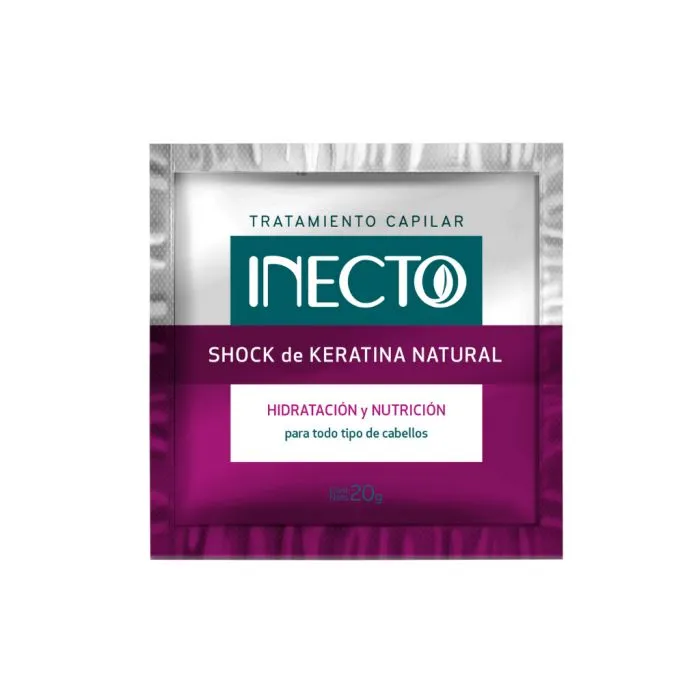 [F04028583] SHOCK KERATINA VEGETAL MONODOSIS CAJA X 10 SACHET INECTO (8136)