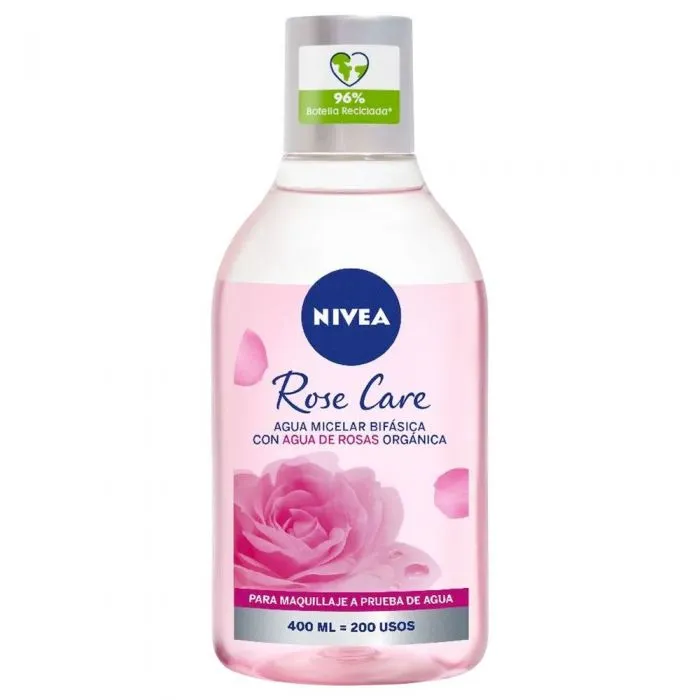 [F04028123] ROSE CARE AGUA MICELAR BIFÁSICA X 400 ML NIVEA (82366)