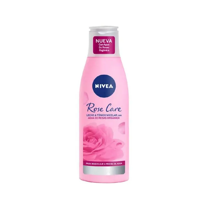 [F04028402] ROSE CARE LECHE Y TONICO MICELAR 2 EN 1 X 200 ML NIVEA ( 82369)