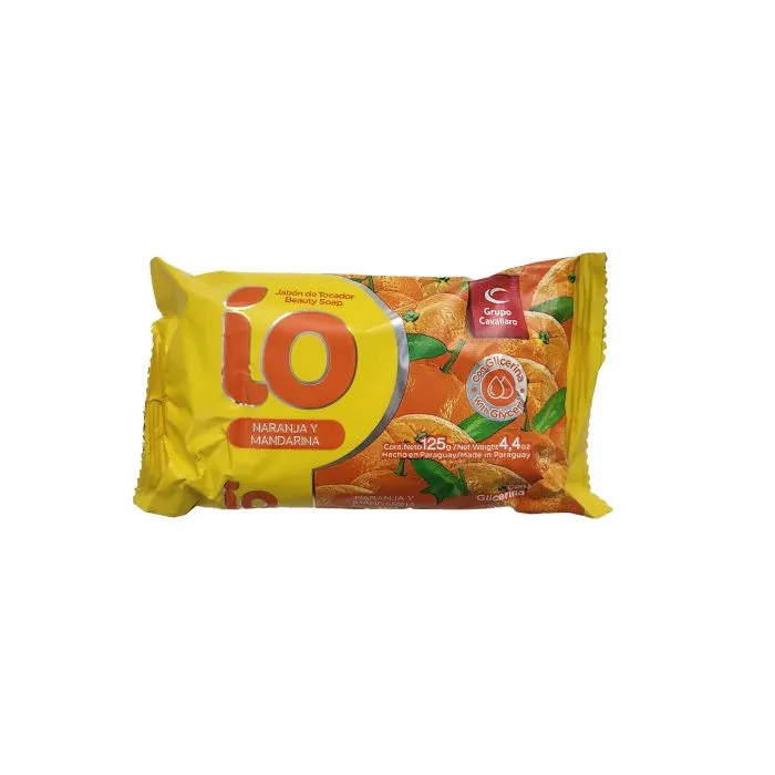 [F04028247] JABON TOCADOR NARANJA Y MANDARINA x 125gr IO