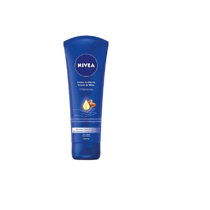[F04028407] CREMA P/ MANOS CUIDADO INTENSIVO C/ ACEITE DE ALMENDRAS X 100 ML NIVEA ( 84695)