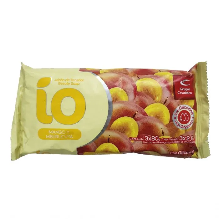 [F04028241] JABON TOCADOR - MANGO Y MARACUYA 3 x 80gr - IO