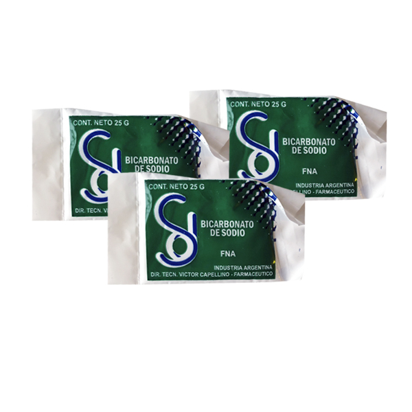 BICARBONATO DE SODIO x  25grs x 25 unid  SANADROG
