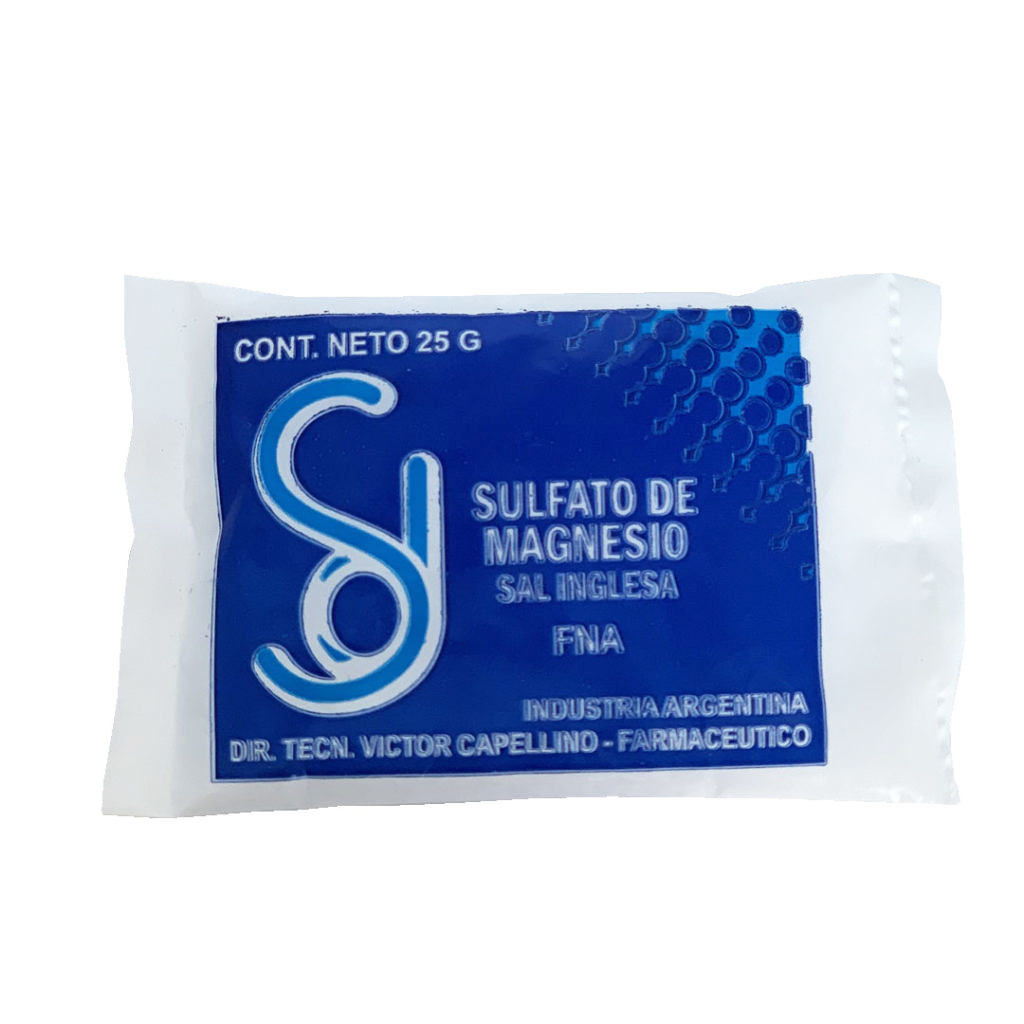 [F03022998] SULFATO DE MAGNESIO x  25 grs (SAL INGLESA)  SANADROG (25)
