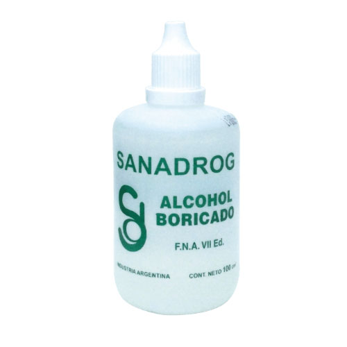 ALCOHOL BORICADO x 100ml GOTERO SANADROG