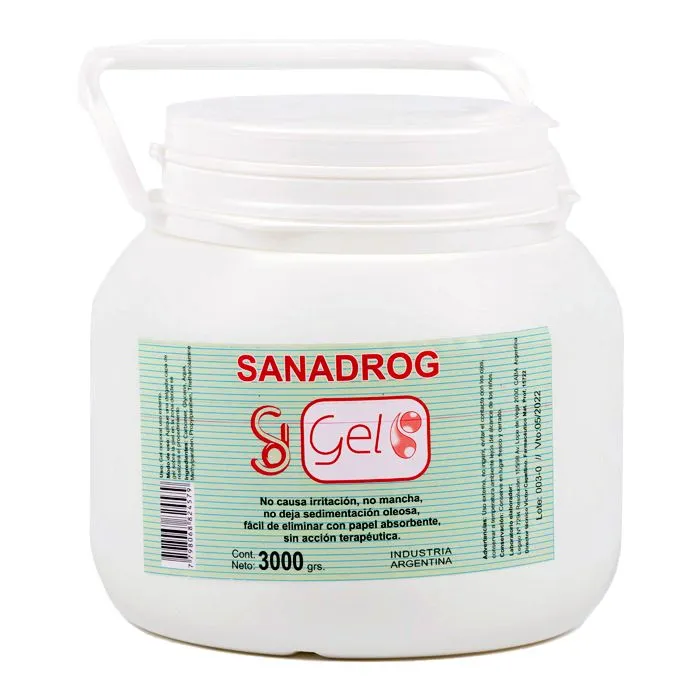 GEL P/ECOGRAFIA NEUTRO 3000grs SANADROG