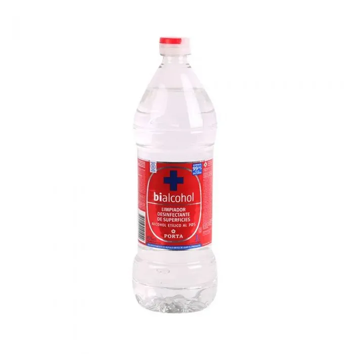 ALCOHOL ETILICO 70% HOSPITALARIO x 1000 cc DESINFECCION PORTA