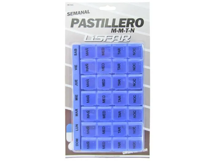 PASTILLERO SEMANAL M-M-T-N LISFAR (4 TOMAS)