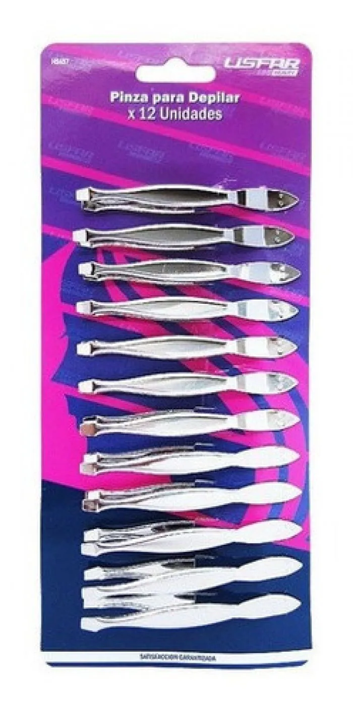 [F04026999] PINZA P/ DEPILAR X 12 HS457 LISFAR