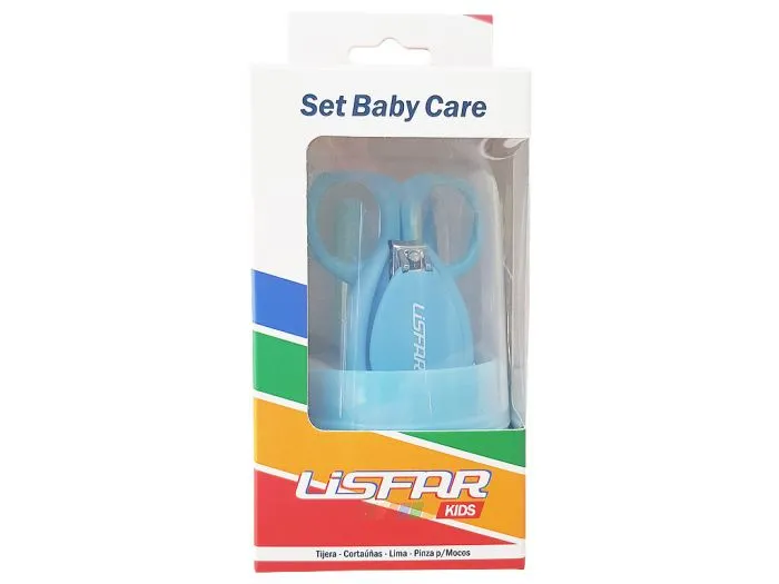 [F04027898] SET BABY CARE LISFAR x 4u. CELESTE