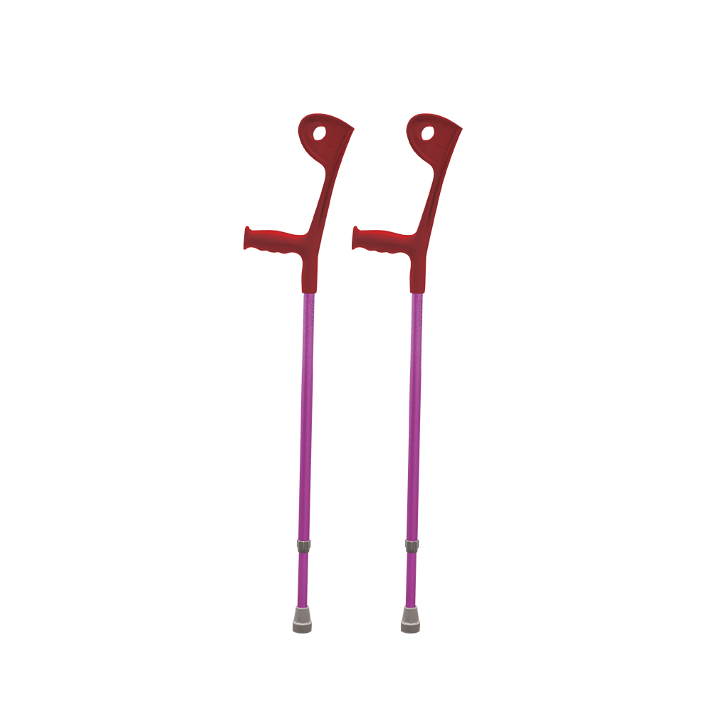 BASTON CANADIENSE ABIERTO ROJO  (PAR) B1006R