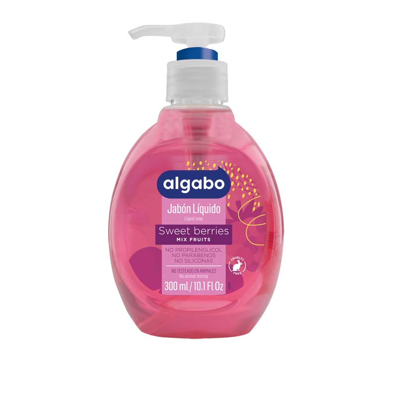 [F04027495] JABON liq c/valvula 300 ml FRUTOS BOSQUE(6040893) ALGABO