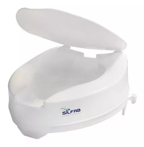 ASIENTO ELEVA INODORO FIJO C/REG.LATERAL I1018 SILFAB