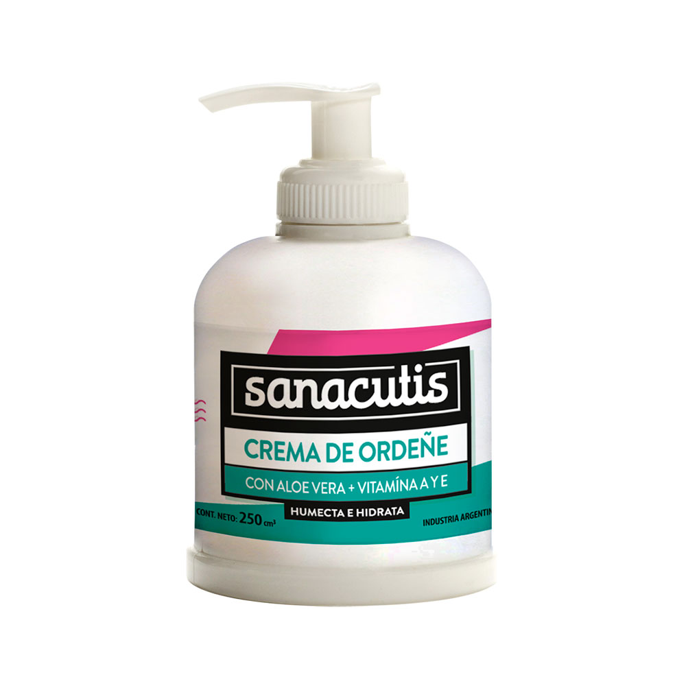 [F04025374] CREMA DE ORDEÑE SANACUTIS CON VALVULA   X 250 GRS
