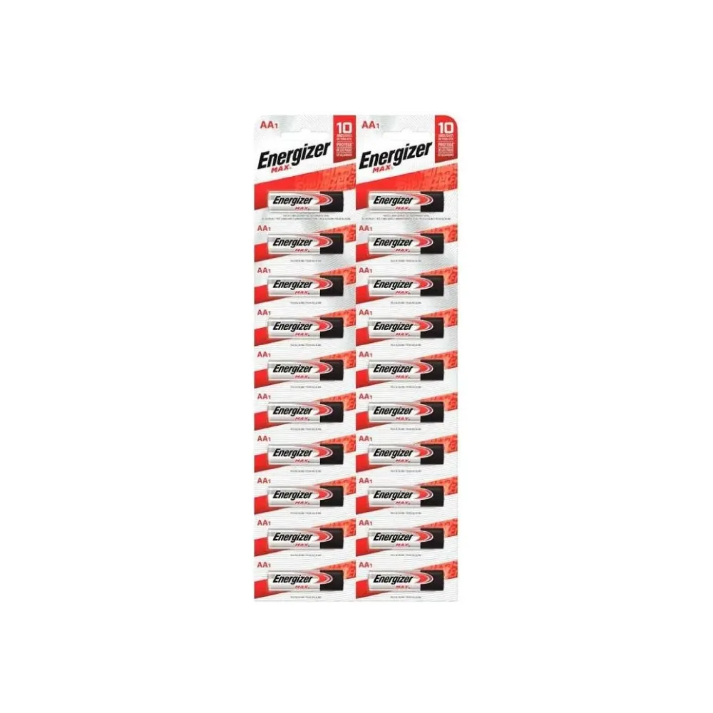 PILA  AA MAX BLISTER TIRA X 20/ E 91 BP20  ENERGIZER
