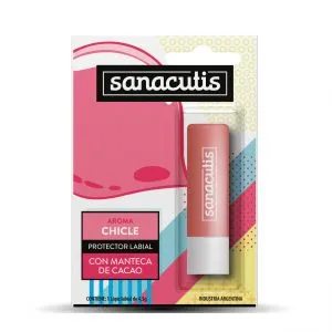 [F04026840] PROTECTOR LABIAL C/MANTECA DE CACAO AROMA CHICLE SANACUTIS