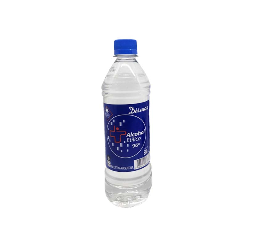 ALCOHOL ETILICO 96% x  500cc DISMAR (10)