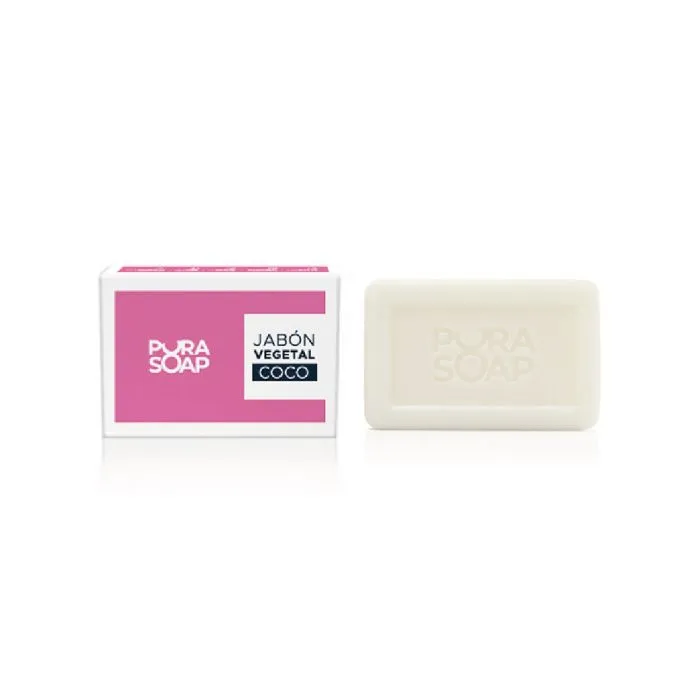 [F04028494] JABON VEGETAL VEGAN- LAIT COCO x 85gr PURA SOAP