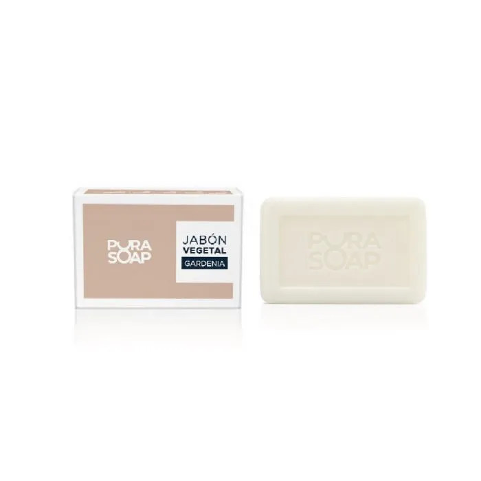 [F04028495] JABON VEGETAL VEGAN GARDENIA x 85gr PURA SOAP