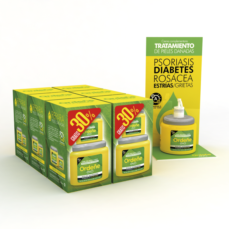 [F04027047] ORDEÑE Estuche x 265 g – Combo x 6 un.+ PROBADOR EVO MEGLINE 30% gratis