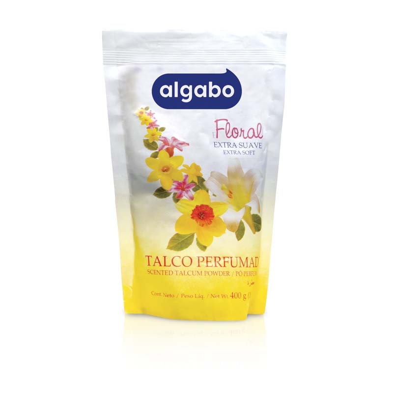 TALCO PERFUMADO bolsita 400g floral  (6030422) ALGABO