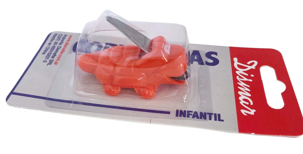[F04027733] CORTA UÑAS COCODRILO BEBE BLISTER DISMAR