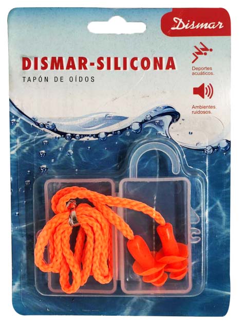 [F04026994] TAPONES P/OIDOS x 2 SILICONA DISMAR