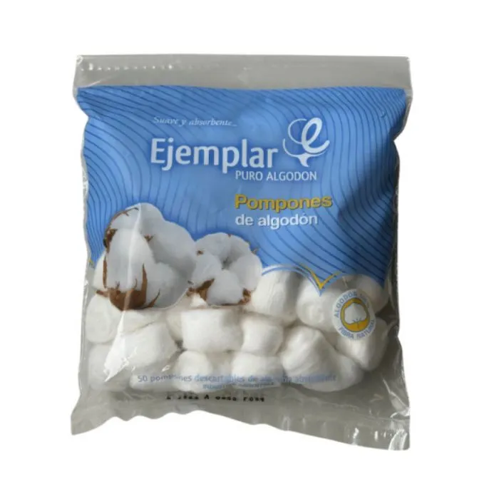 [F04028561] POMPONES DE ALGODON X 50 UN EJEMPLAR